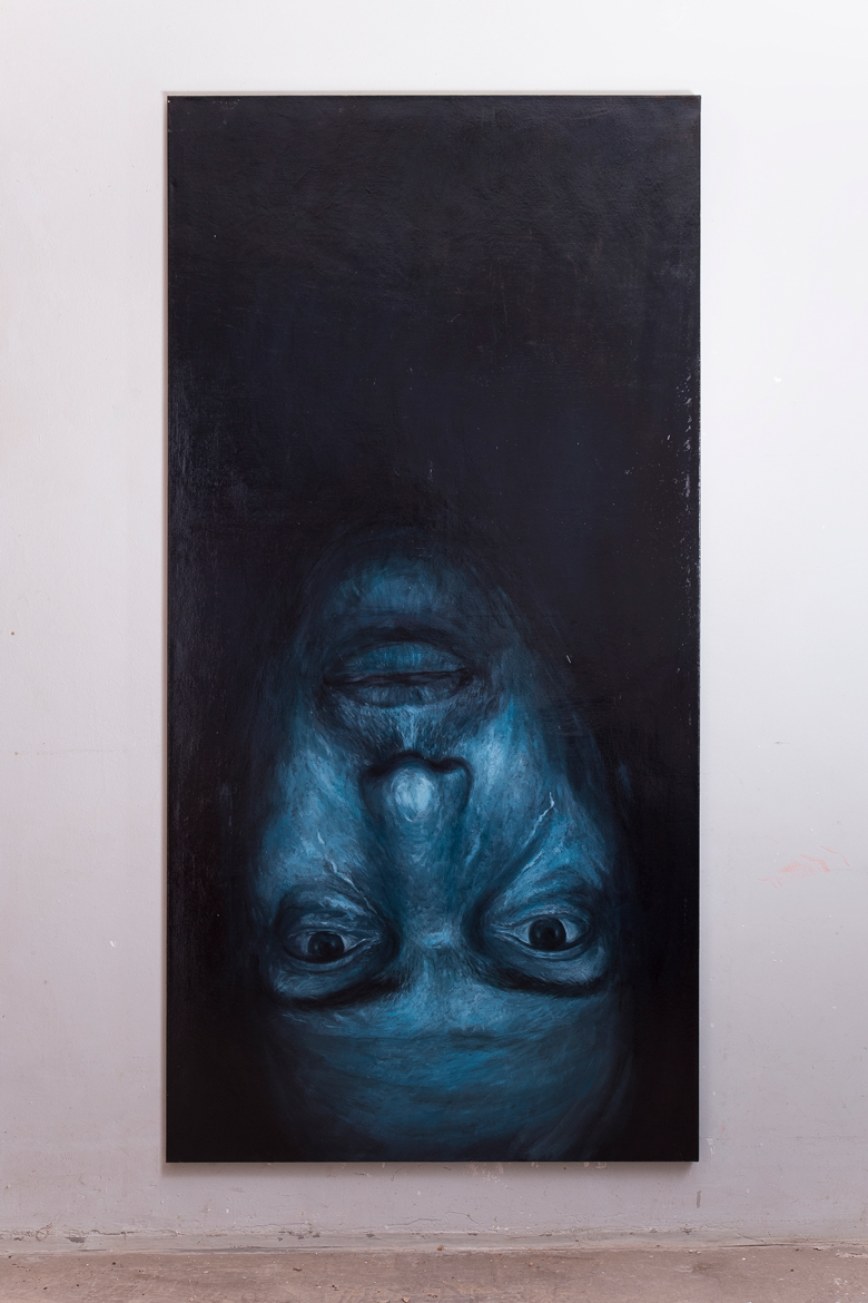 Portrait upside down Oil Painting